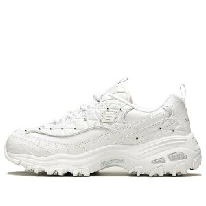 Skechers XPb`[Y fB[X Xj[J[ Cream y(WMNS) Skechers D'Lites Glamour Feels low/Dad Shoes GS White 13087-WSLz TCY US_8.5(25.5cm)