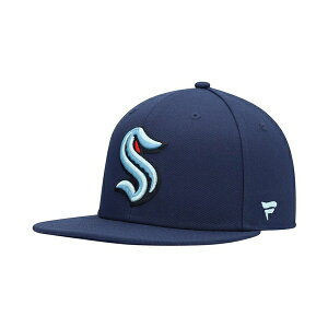 �t�@�i�e�B�N�X �����Y �X�q �A�N�Z�T���[ Men's Deep Sea Blue Seattle Kraken Primary Team Logo Snapback Hat Deep Sea Blue