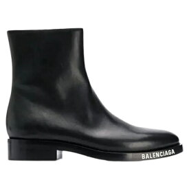 Balenciaga バレンシアガ メンズ スニーカー 【Balenciaga Leather Ankle Boot】 サイズ EU_46(31.0cm) Black White Logo