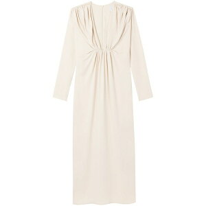 �G�[�[�b�g �t�@�N�g���[ ���f�B�[�X �����s�[�X �g�b�v�X Aphrodite gathered midi dress Neutrals