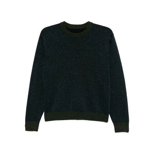 �V���V�A���[���C ���f�B�[�X �j�b�g&�Z�[�^�[ �A�E�^�[ Metallic crew-neck sweater Blue