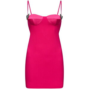 �G���A ���f�B�[�X �����s�[�X �g�b�v�X Heart-motif twill mini dress Pink