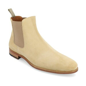 ^tg Y u[c V[Y Men's Jude Handcrafted Suede Chelsea Slip-on Boots Tonal