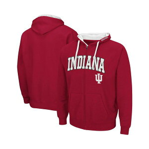 RVA Y p[J[EXEFbgVc AE^[ Men's Cardinal Indiana Hoosiers Big and Tall Full-Zip Hoodie Cardinal