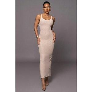 WFCbNXx fB[X s[X gbvX Women's Back To You Maxi Dress Beige