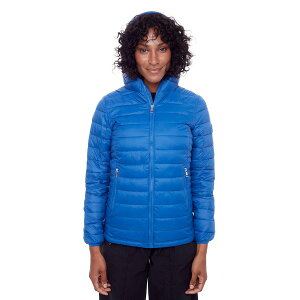 ApC m[X fB[X WPbgu] AE^[ Women's Yoho Ladies' | Lightweight Packable Puffer Jacket & Bag Cobalt