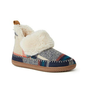 fBAtH[Y fB[X Xb|E[t@[ V[Y Alpine by Women's Moritz Bootie House Slipper Navy plaid