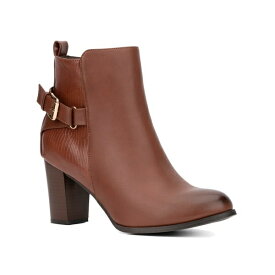 ニューヨーク アンド カンパニー レディース ブーツ シューズ Women's Andra Bootie Cognac