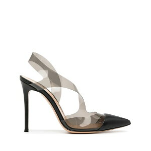 �W�������B�g ���b�V ���f�B�[�X �p���v�X �V���[�Y Clear-strap pumps Black