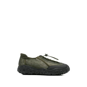 �Z�V���[�E�o���Z�� ���f�B�[�X �X�j�[�J�[ �V���[�Y Alina satin sneakers Green