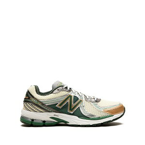 �j���[�o�����X �����Y �X�j�[�J�[ �V���[�Y X aim䩘R leon dore 860 v2 green sneakers Green