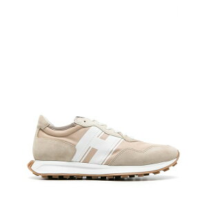 �z�[�K�� �����Y �X�j�[�J�[ �V���[�Y H601 panelled sneakers Neutrals
