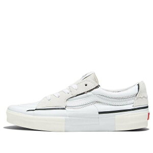 Vans �o���Y �����Y �X�j�[�J�[ �yVans SK8 LOW Reconstruct 'White Black' VN0009QSW00�z �T�C�Y US_9.5(27.5cm)