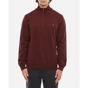 t[ Y jbg&Z[^[ AE^[ Wool Sweater With Zip Red