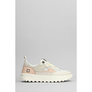 fCg fB[X Xj[J[ V[Y Kdue Sneakers In Rose-pink Leather And Fabric Pink