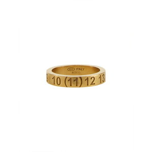 }^}WF fB[X O ANZT[ Numerical Logo Ring GOLD