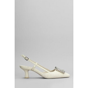 xgtFX^ fB[X q[ V[Y Stefi Pumps In Beige Fabric beige
