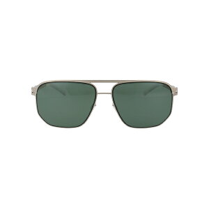 }CL[^ fB[X TOXACEFA ANZT[ Perry Sunglasses 509 Matte Silver/Black Polarized Pro Green