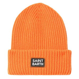 �G���V�[�c�[�Z�C���g�o�[�X �����Y �X�q �A�N�Z�T���[ Man Fluo Orange Knit Beanie ORANGE
