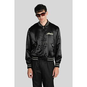 A~ Y WPbgu] AE^[ Bomber Jacket In Black Viscose black