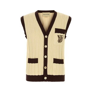 @eBm K@[j Y jbg&Z[^[ AE^[ Cream Cotton Vest BURROTESTADIMORO
