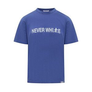 v~A[^ Y TVc gbvX Neverwhite T-shirt BLUE