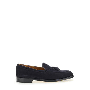 hJY Y Xb|E[t@[ V[Y Blue Slip-on Loafers With Tassel Detail In Suede Man Blu