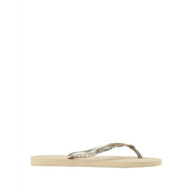 HAVAIANAS ハワイアナス サンダル シューズ レディース Toe strap sandals Beige