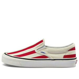 Vans oY Y Xj[J[ yVans Classic Slip-On 98 DX 'Anaheim Factory - Red Big Stripes' VN0A3JEXVN2z TCY US_M_4