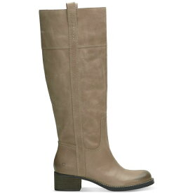 ラッキーブランド レディース ブーツ シューズ Women's Hybiscus Knee-High Wide-Calf Riding Boots Silver Cloud Leather