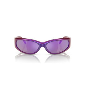 アーネット メンズ サングラス・アイウェア アクセサリー Men's Catfish Sunglasses, Mirror AN4302 Iridescent Blue, Violet