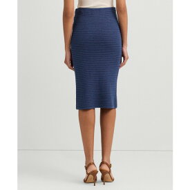 ラルフローレン レディース スカート ボトムス Women's Textured Pencil Skirt Indigo