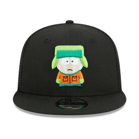 ニューエラ レディース 帽子 アクセサリー Men's Black South Park Kyle Mesh Trucker 9FIFTY Snapback Hat Black