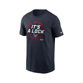 ナイキ レディース Tシャツ トップス Men's Navy Houston Texans 2023 AFC South Division Champions Locker Room Trophy Collection T-shirt Navy