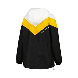 トミー ヒルフィガー レディース ジャケット＆ブルゾン アウター Women's Black, Gold Pittsburgh Penguins Staci Half-Zip Windbreaker Jacket Black, Gold