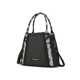 MKFコレクション レディース トートバッグ バッグ Kenna Snake embossed Women's Tote Bag by Mia K Charcoal