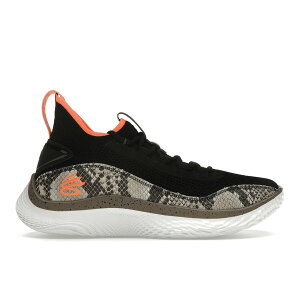 Under Armour A_[A[}[ Y Xj[J[ yUnder Armour Curry Flow 8 Strike and Flowz TCY US_M_14 Black/White/Snake