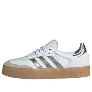 adidas �A�f�B�_�X ���f�B�[�X �X�j�[�J�[ �y(WMNS) adidas Sambae 'White Silver Metallic' JS3943�z �T�C�Y US_W_11