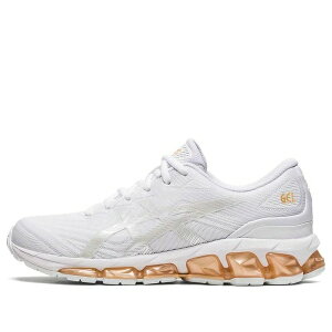 ASICS �A�V�b�N�X ���f�B�[�X �X�j�[�J�[ �y(WMNS) ASICS Gel Quantum 360 7 'White Champagne' 1202A435-106�z �T�C�Y US_6(23.0cm)