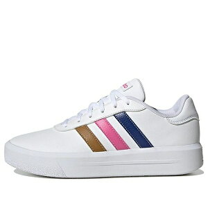 adidas �A�f�B�_�X ���f�B�[�X �X�j�[�J�[ �y(WMNS) adidas Neo Court Platform Shoes 'White Blue Pink' HP9429�z �T�C�Y US_9.5(26.5cm)