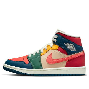 Jordan �W���[�_�� ���f�B�[�X �X�j�[�J�[ �y(WMNS) Air Jordan 1 Mid SE 'Multi-Color 2022' DN3738-400�z �T�C�Y US_9(26.0cm)