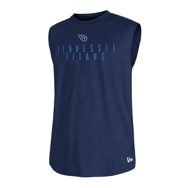 ニューエラ メンズ Tシャツ トップス Tennessee Titans New Era Team Muscle Tank Top Navy 1