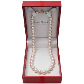 ベル ドゥ メール レディース ネックレス・チョーカー・ペンダントトップ アクセサリー Cultured Freshwater Pearl (9-1/2mm) Collar 18" Necklace White