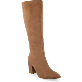 ジャーニーコレクション レディース ブーツ シューズ Women's Ameylia Tru Comfort Foam Wide Width Wide Calf Covered Block Heel Pointed Toe Boots Brown