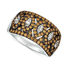 ルヴァン レディース リング アクセサリー Vanilla Diamond & Chocolate Diamond Ring (1-1/5 ct. t.w.) in Platinum P95 Ring