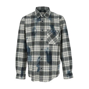 A~ Y Vc gbvX Ma Quad Bleach Flannel GREY/WHITE