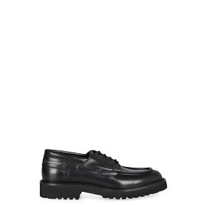 hJY Y Xb|E[t@[ V[Y Leather Lace-up Shoes black