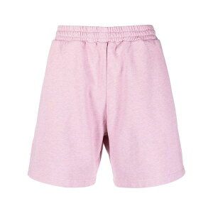 �G���G�X�W�C�G�� �����Y �J�W���A���p���c �{�g���X Logo-embroidered cotton shorts Pink