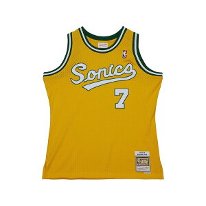 �~�b�`�F��&�l�X �����Y �J�b�g�\�[ �g�b�v�X Seattle supersonics 2003-04 rashard lewis hardwood classics vest Yellow