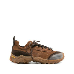 �A���[���K�V�[ �����Y �X�j�[�J�[ �V���[�Y Suede lace-up low-top sneakers Brown